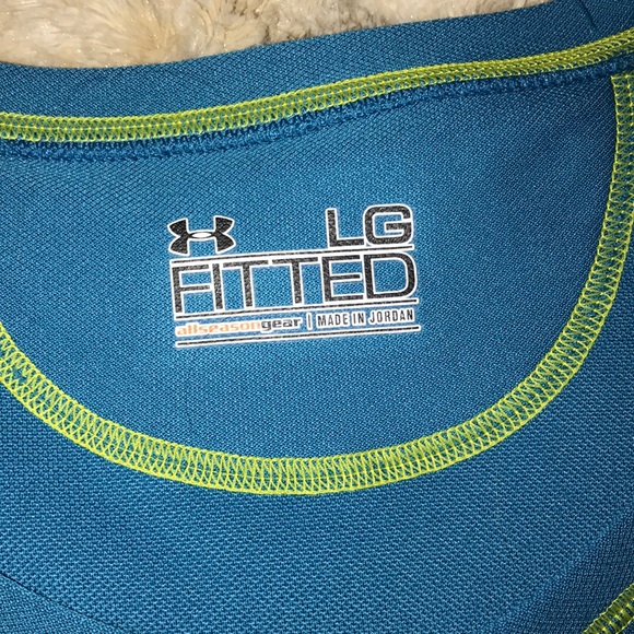 Women’s blue active wear long sleeve - Picture 2 of 3